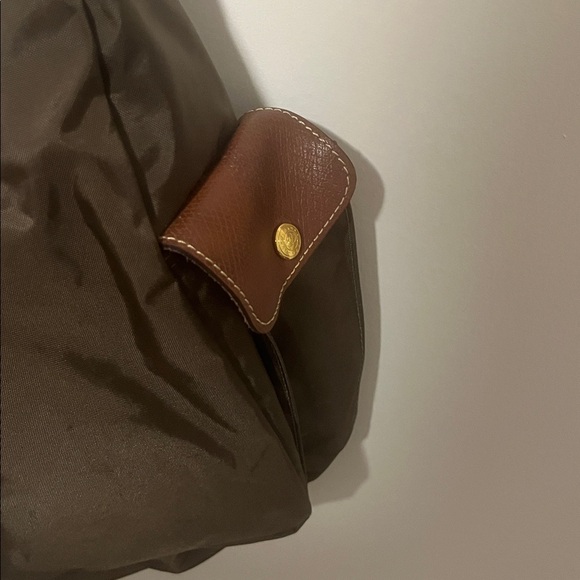 Brown & Army Green Nylon LONGCHAMP Shoulder Bag - Picture 5 of 12